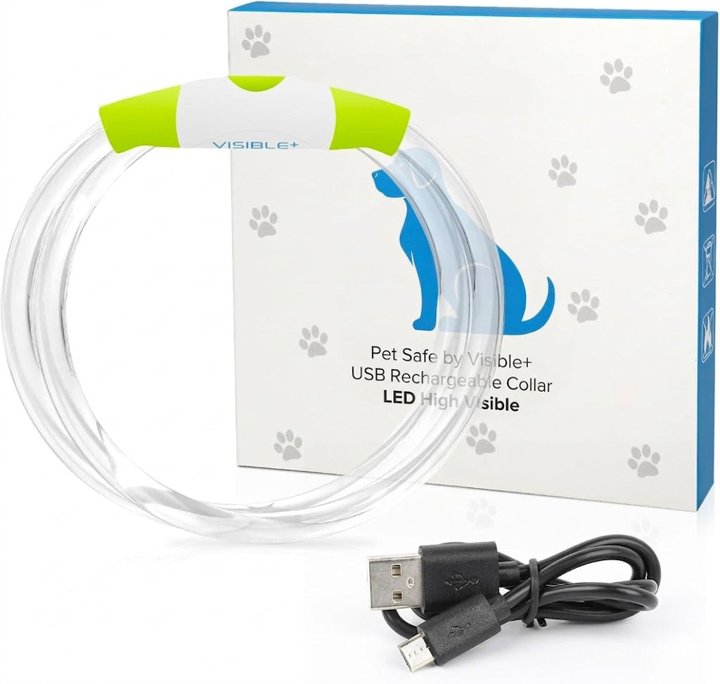 Led Dog Collar, BSEEN USB Rechargeable Flash Dog Necklace
